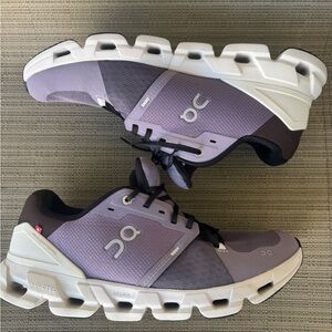 On Running Cloudflyer 4 Shark/Pearl Sneakers 71-98092 Men's Sneakers SZ:11.5M